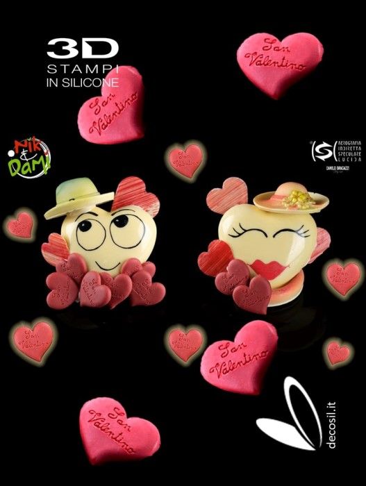 Stampi per biscotti in resina di San Valentino Stampo per biscotti in  plastica Love Heart